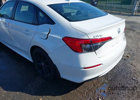2022 Honda Civic Sport из США, поврежденный, VIN 2HGFE2F55NH586127